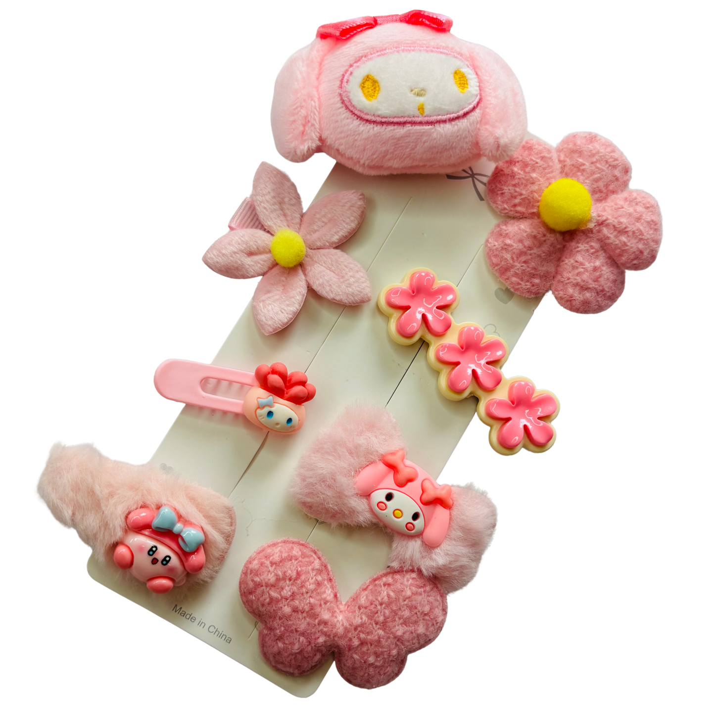 Cute Pink Hair Clips