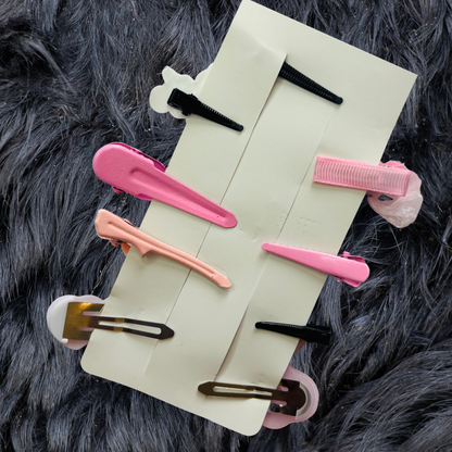 Cartoon Hair Clips Set