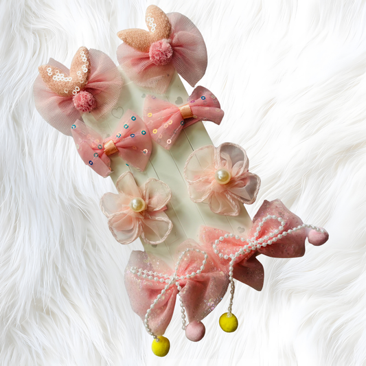 Princess Pearl Bow Set