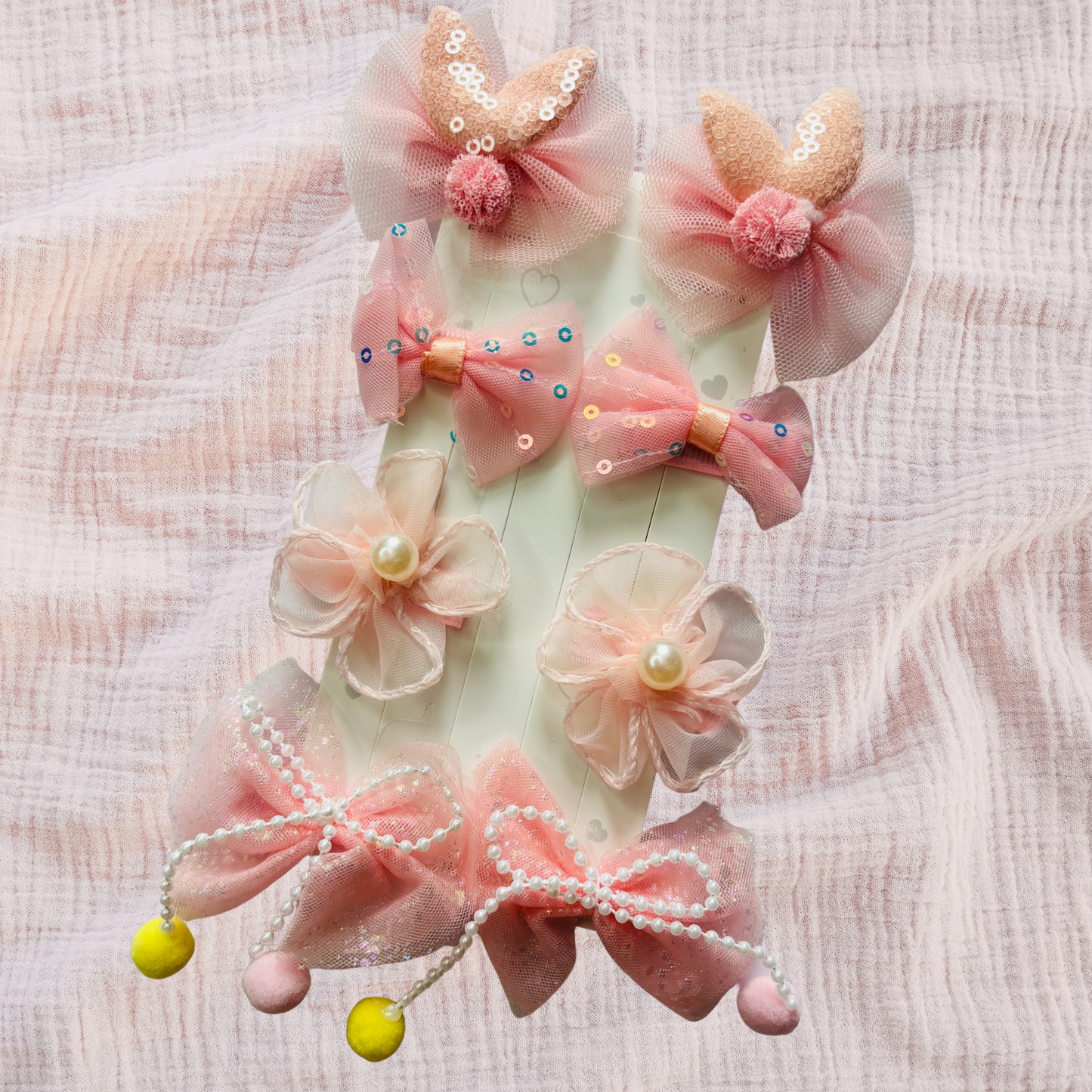 Princess Pearl Bow Set