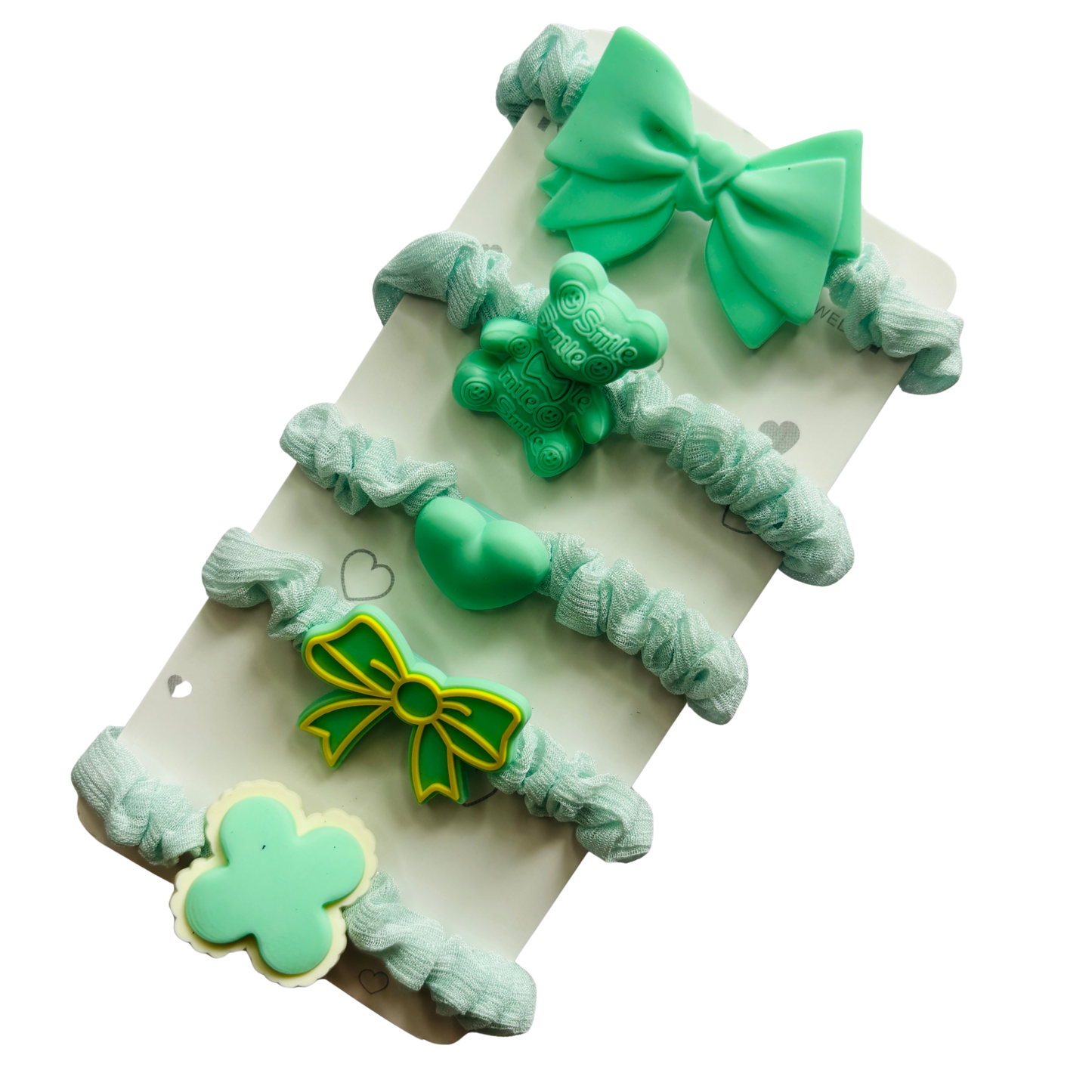 Happy Charm Hair Ties